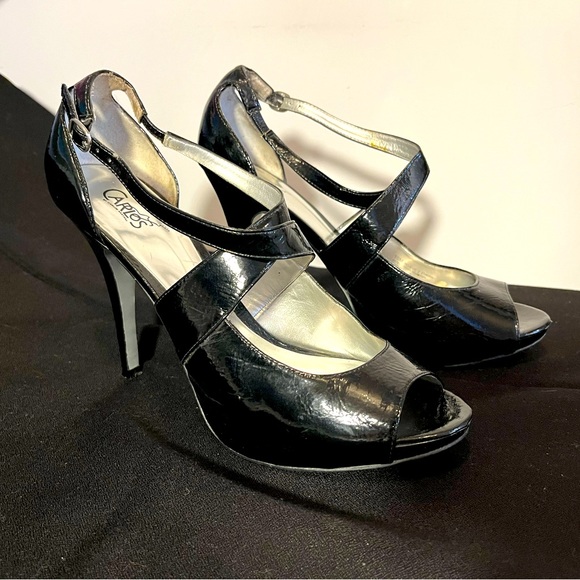 Carlos black sandals size 11 - Picture 1 of 15